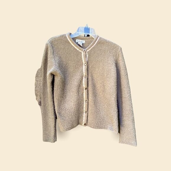 Vintage Gallagher Cardigan Sweater Wool Blend Sz L - Picture 1 of 8